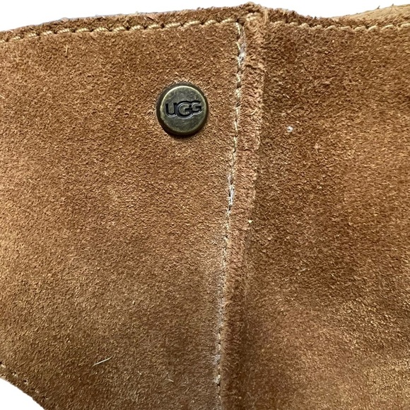 UGG Valencia Peep Toe Heeled Ankle Booties Size 9.5 - Picture 11 of 11